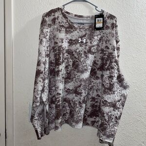 Under Armour Rival Terry Printed Crewneck Sweatshirt